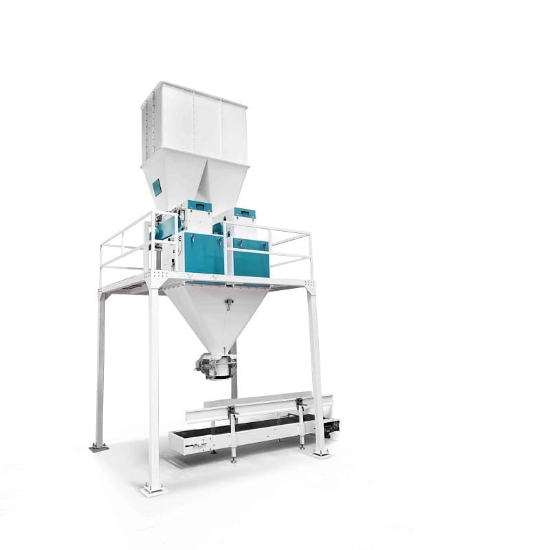 25-50 kg Double Fill Single Spout Flour packing